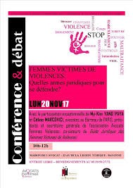 conférence femmes victimes de violence Bayonne 20112017